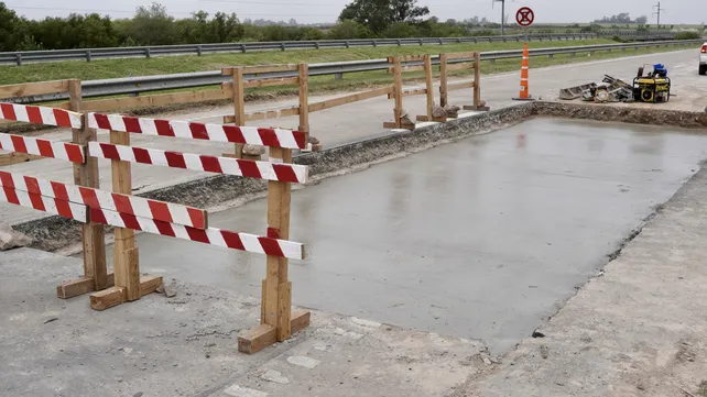 Autopista en obra: siguen los trabajos de reparación llegando a la provincia de Córdoba